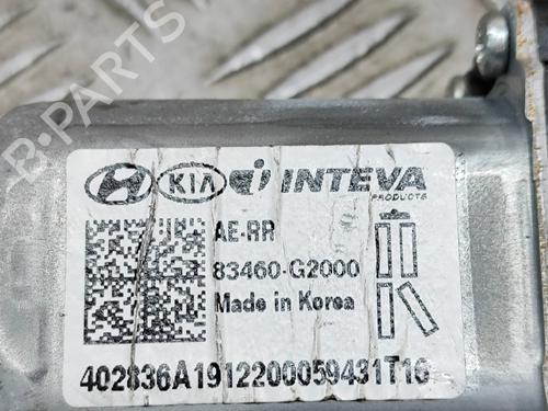 Rudehejsemotor bagstkærm højre HYUNDAI IONIQ (AE) 1.6 GDI Hybrid | BP16195047E22 