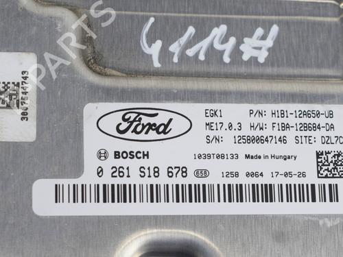 Engine control unit (ECU) FORD FIESTA VII (HJ, HF) 1.1 Ti-VCT | BP15774723M57 