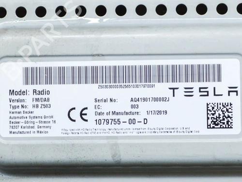 Electronic module TESLA MODEL 3 (5YJ3) EV Performance AWD | BP27751412M83