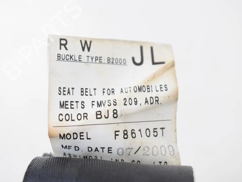 Rear right seatbelt SUBARU FORESTER (SH_) 2.0 D AWD (SHH, SHD, SHN) | BP30258906I28