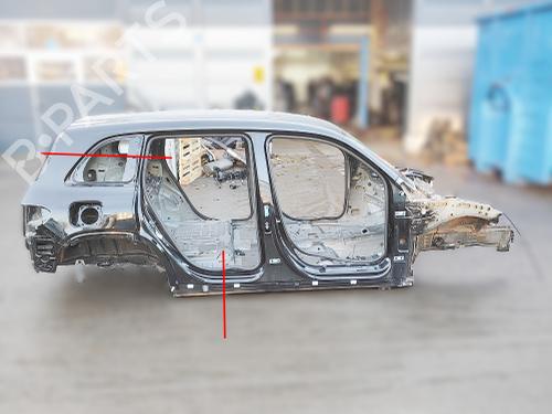 Used Right rear fenders Right rear fenders MERCEDES-BENZ EQB (X243) EQB 300 4-matic (243.608, 243.609) (228 hp) 40486545 40486545
