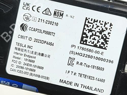 Electronic module TESLA MODEL Y (5YJY) Long Range All-wheel Drive | BP33625330M83 - Image 6