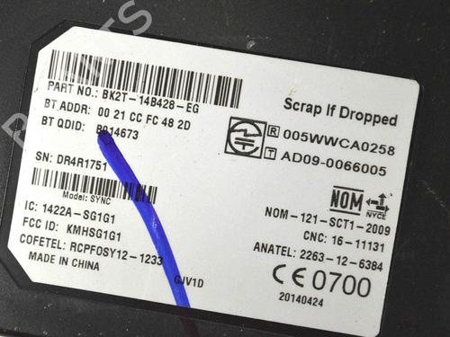 Electronic module FORD TRANSIT CUSTOM V362 Bus (F3) 2.2 TDCi | BP30224709M83 