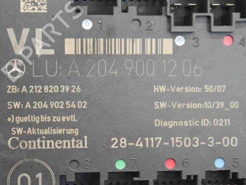 Electronic module MERCEDES-BENZ C-CLASS Coupe (C204) C 220 CDI (204.302) | BP6755009M83