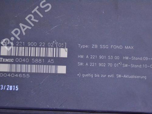 Electronic module MERCEDES-BENZ S-CLASS (W221, V221) S 350 CDI (221.022, 221.122) | BP30226734M83  - Image 5