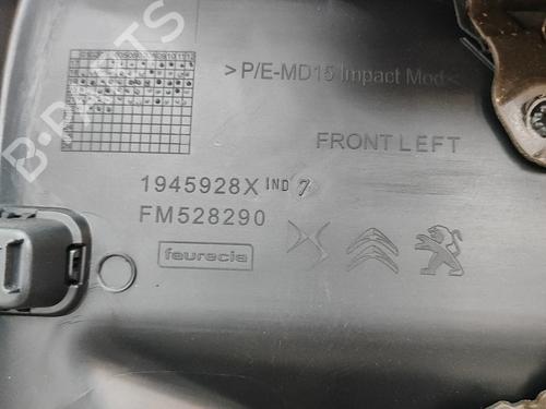 Front left panel DS DS 7 Crossback (J4_, JR_, JC_) 1.5 BlueHDi 130 (JCYHZJ, JCYHZR) | BP33377953C58 - Image 7