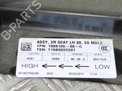 Rear seat TESLA MODEL X (5YJX) P100D AWD | BP8842809C17