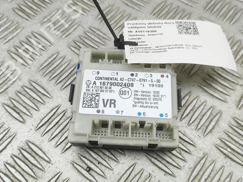 Used Electronic module Electronic module MERCEDES-BENZ GLE (V167) GLE 400 d 4-matic (167.123) (330 hp) 33937954 33937954