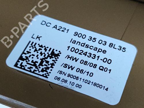 Steering column stalk MERCEDES-BENZ S-CLASS Coupe (C216) CL 500 4-matic (216.394) | BP27458310I23 