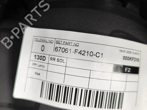 Rear left panel TOYOTA C-HR (_X2_, _H2_) Hybrid (ZYX20) | BP30108232C60 - Image 6