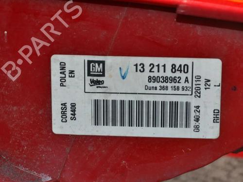 Left taillight OPEL CORSA D (S07) 1.2 (L08, L68) | BP7736257C34