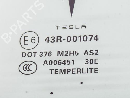 Rear left door window TESLA MODEL S (5YJS) P85 | BP6771354C20 