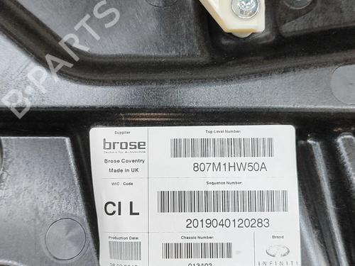 Front left window mechanism INFINITI Q30 1.6 | BP28564081C22 - Image 5