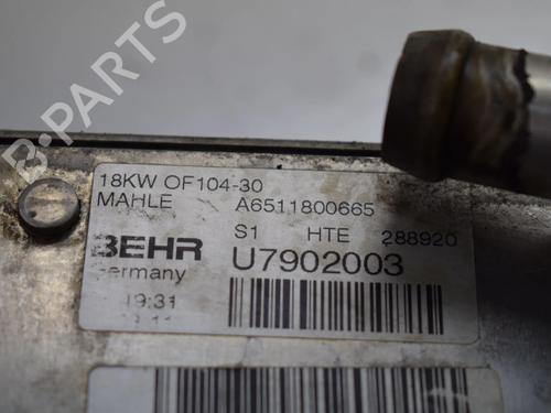 Used Oil radiator MERCEDES-BENZ E-CLASS (W212) E 200 CDI / BlueTEC (212.005, 212.006) (136 hp) 9868222