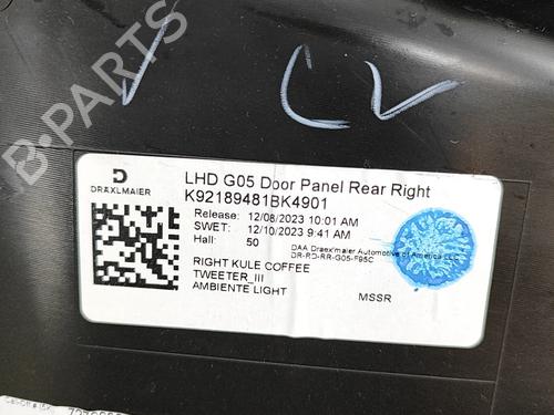 Rear right panel BMW X5 (G05, F95) xDrive 45 e Plug-in Hybrid | BP36045495C61 - Image 6