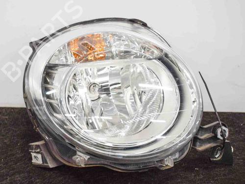 Used Right headlight FIAT 500 (312_) 1.2 (312AXA1A) (69 hp) 29488426