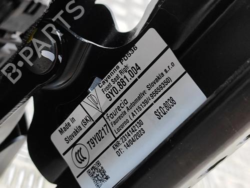 Sæde højre fortil PORSCHE CAYENNE (9YA) 3.0 E-Hybrid AWD (9YAAE1) | BP31834843C16 