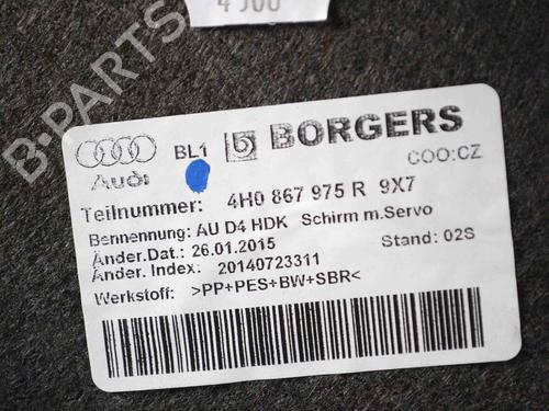 Boot lining AUDI A8 D4 (4H2, 4H8, 4HC, 4HL) 3.0 TDI quattro | BP30243344I3 