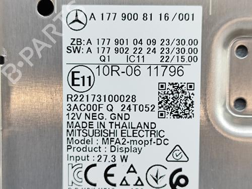 Display monitor MERCEDES-BENZ CLA (C118) CLA 200 (118.387) | BP27783941C48 