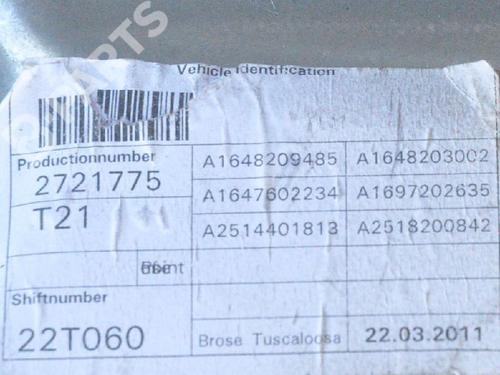 Front right window mechanism MERCEDES-BENZ M-CLASS (W166) ML 350 (166.058) | BP7081096C23 