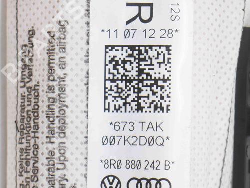 Right seat airbag AUDI Q5 (8RB) 2.0 TDI quattro | BP8835537C14 