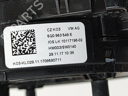 Steering column stalk VW GOLF VII (5G1, BQ1, BE1, BE2) 1.4 TSI | BP20982025I23 