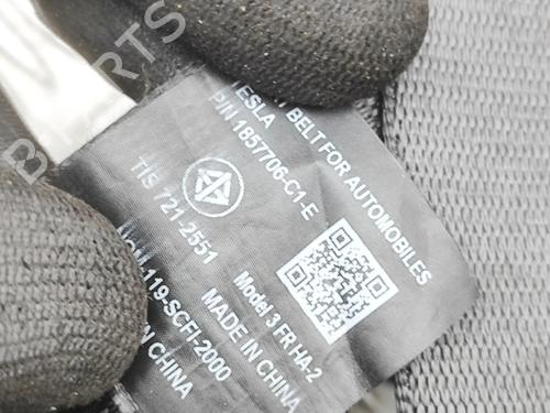 Front right seatbelt TESLA MODEL 3 (5YJ3) EV Performance AWD | BP33697734I25 - Image 6