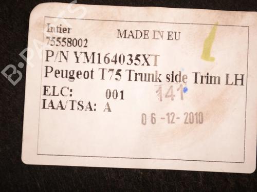 Boot lining PEUGEOT RCZ 1.6 16V | BP33353247I3  - Image 5