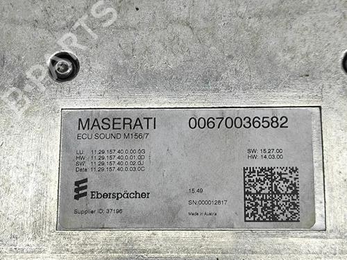 Electronic module MASERATI GHIBLI III (M157) 3.0 D | BP38756715M83 - Image 6