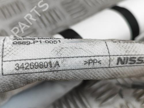 Right curtain airbag NISSAN LEAF (ZE1) Electric | BP27792186C12 