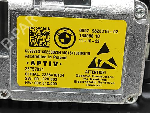 Compteur de vitesse BMW X3 (G01, F97, G08) iX3 | BP30909894C47 