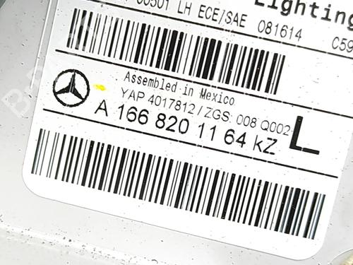 Left tailgate light MERCEDES-BENZ GLS (X166) 500 4-matic (166.873) | BP33825835C79  - Image 5