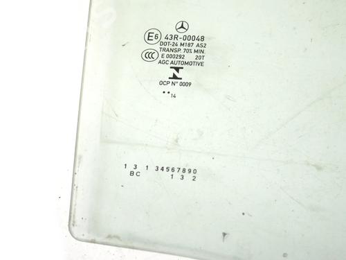Rear right door window MERCEDES-BENZ A-CLASS (W176) A 160 CDI / d (176.011) | BP30215207C21
