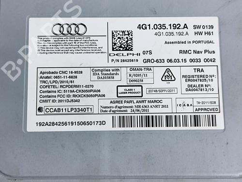 Electronic module AUDI A6 C7 Avant (4G5, 4GD) 2.0 TDI quattro | BP22620790M83 