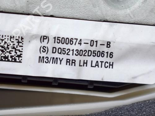 Venstre bagtil lås TESLA MODEL 3 (5YJ3) EV AWD | BP27756785C100