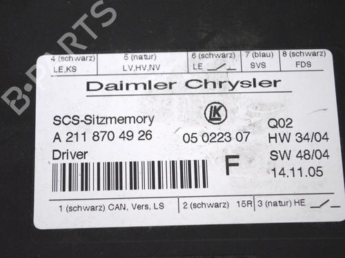 Electronic module MERCEDES-BENZ R-CLASS (W251, V251) R 350 4-matic (251.065, 251.165) | BP30234404M83 