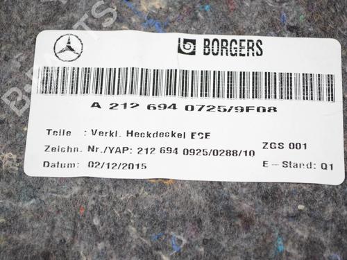 Boot lining MERCEDES-BENZ E-CLASS (W212) E 220 CDI / BlueTEC (212.001, 212.002) | BP33355325I3  - Image 5