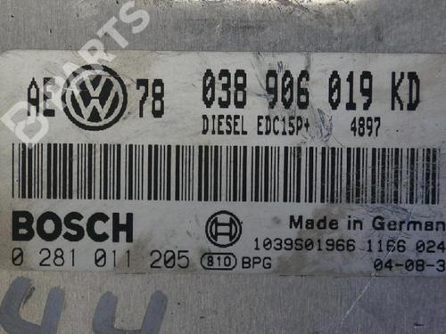 Engine control unit (ECU) VW PASSAT B5.5 (3B3) 1.9 TDI | BP6719307M57  - Image 5