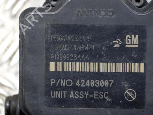 ABS pump OPEL MOKKA / MOKKA X (J13) 1.4 (_76) | BP9510968M43 