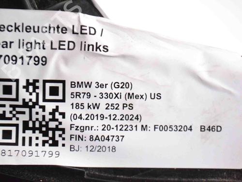 Venstre baklys, luke BMW 3 (G20, G80, G28) 330 i | BP30225515C79