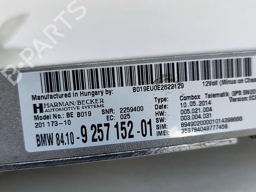 Electronic module BMW 3 Touring (F31) 318 d xDrive | BP29076254M83 