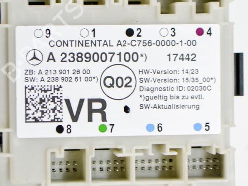 Electronic module MERCEDES-BENZ E-CLASS Coupe (C238) E 220 d (238.314) | BP10187786M83 