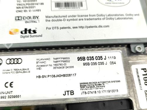 Electronic module PORSCHE MACAN (95B) 2.0 | BP31626568M83 