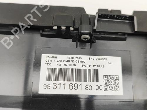 Instrument cluster CITROËN JUMPY III Van (V_) 2.0 BlueHDi 180 | BP38094593C47  - Image 6
