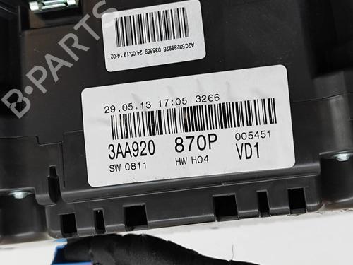 Instrument cluster VW PASSAT B7 Variant (365) 1.6 TDI | BP27265859C47 