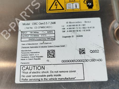 Inverter/Converter MERCEDES-BENZ CLA (C118) CLA 250 e (118.386) | BP27770984M119