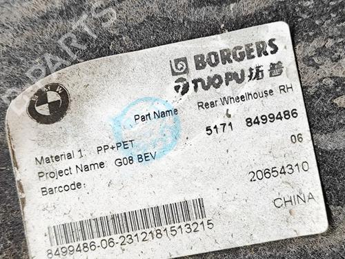 Wheel arch BMW X3 (G01, F97, G08) iX3 | BP30909725C56 