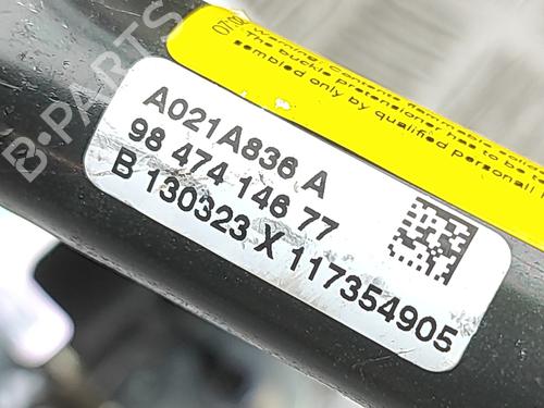 Front left seatbelt PEUGEOT 3008 II SUV (MC_, MR_, MJ_, M4_) Hybrid 180 (M4DGLU) | BP30178342I26