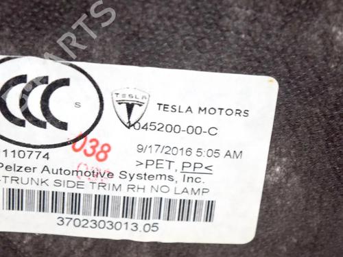 Bagagerumsbeklædning TESLA MODEL S (5YJS) 75 | BP14631866I3 