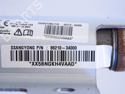 Venstre gardin kollisjonspute SSANGYONG KORANDO (CK) 2.2 Xdi | BP30254027C11